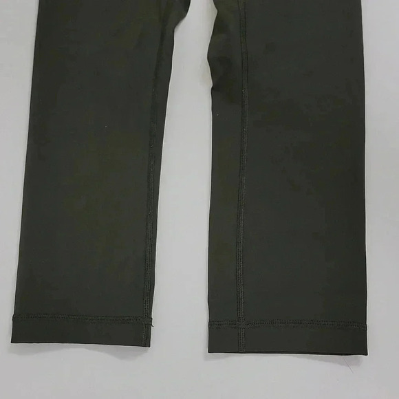 Lululemon Wunder Under Crop (High-Rise) *Full-On Luxtreme 21"Dark Olive (First - Picture 6 of 14